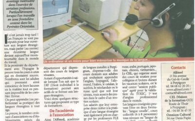 Avril 2007 – Formation en langues
